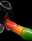 "Sattdown Rasta" Sherlock Glass Pipe