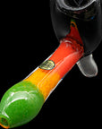 "Sattdown Rasta" Sherlock Glass Pipe