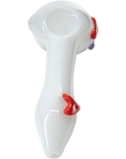 "Drooping Hearts" Solid White Drooper Spoon
