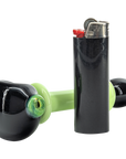 "Ray Gun" Green Slime Glass Spoon