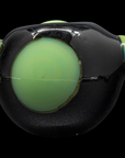 "Ray Gun" Green Slime Glass Spoon