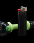 "Ray Gun" Green Slime Glass Spoon