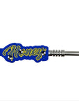 Honeycomb Nectar Sipper Silicone & Titanium Straw
