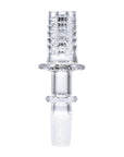 Six Stack Diamond Knot Quartz Banger | Profile View | Golden Goat Quartz
