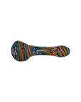 Extended Wigwag Spoon Pipe W/ Bear Emblem
