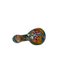 Extended Wigwag Spoon Pipe W/ Bear Emblem