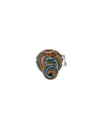 Extended Wigwag Spoon Pipe W/ Bear Emblem