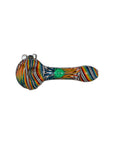 Extended Wigwag Spoon Pipe W/ Bear Emblem