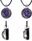 Flower Of Life Glass Pendant