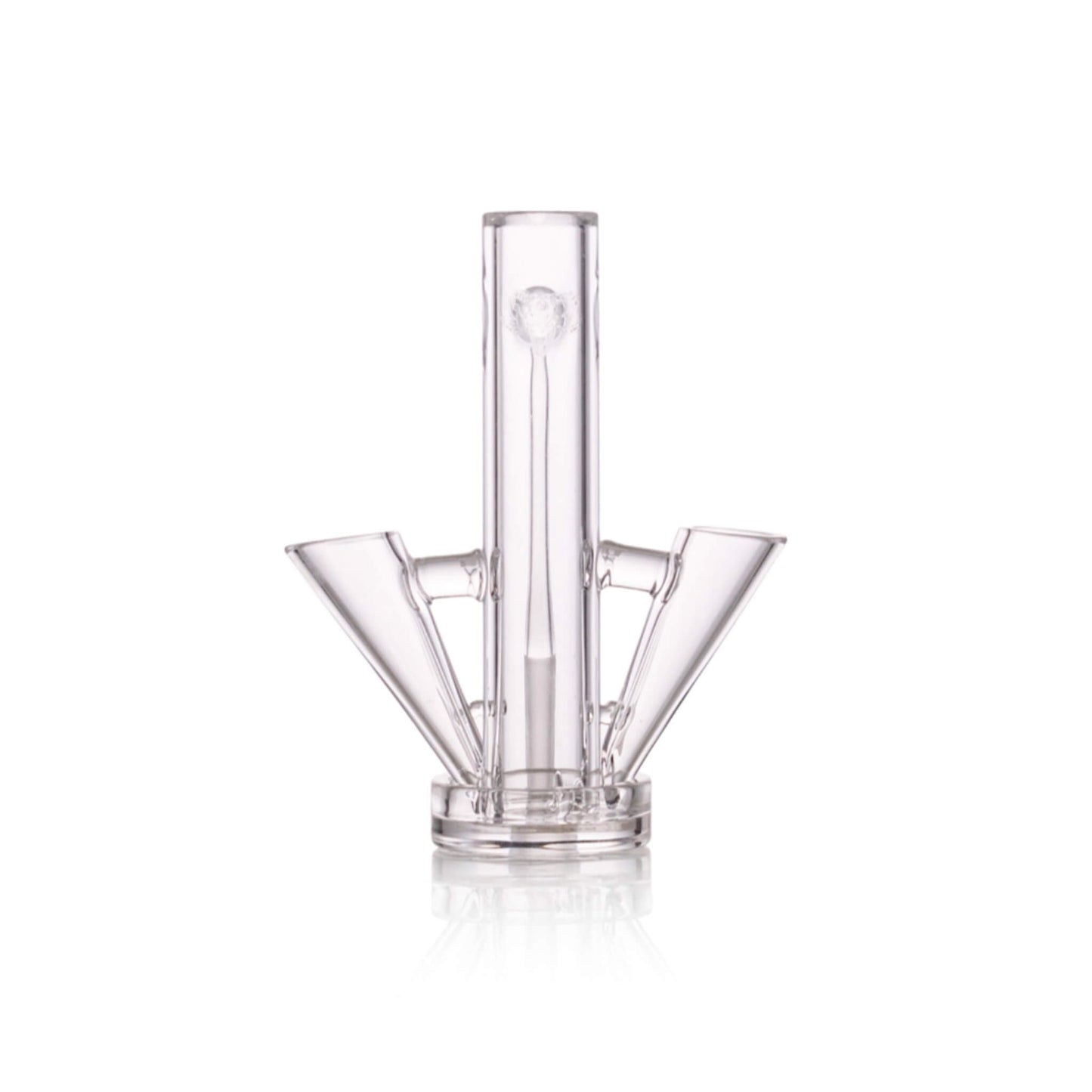 Control Tower Quartz Banger With Double Funnel | Front Profile View | GG