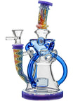 Calibear 8'' Continuum Seed Of Life Perc Recycler Dab Rig