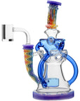 Calibear 8'' Continuum Seed Of Life Perc Recycler Dab Rig