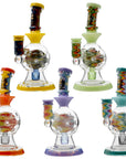 Calibear 8'' Fabyrinth Seed Of Life Perc Dab Rig
