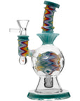 Calibear 8'' Fabyrinth Seed Of Life Perc Dab Rig