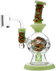 Calibear 8'' Fabyrinth Seed Of Life Perc Dab Rig