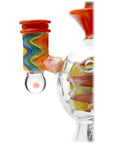 Calibear 8'' Fabyrinth Seed Of Life Perc Dab Rig