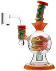 Calibear 8'' Fabyrinth Seed Of Life Perc Dab Rig