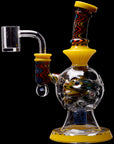 Calibear 8'' Fabyrinth Seed Of Life Perc Dab Rig