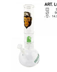 Greenline | 12.5" Round Glass Water Pipe w/ Dome Perc
