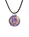 Handcrafted Borosilicate Glass Pendant – Galaxy Orb Series