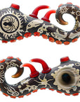Heady Octopus Hand Pipe W/ Sandblasted Sealife Designs | Calibear