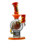 Calibear Heady Wigwag Ball Rig Encased Opal W/ Flower of Life Perc