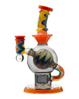 Calibear Heady Wigwag Ball Rig Encased Opal W/ Flower of Life Perc
