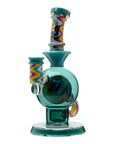 Calibear Heady Wigwag Ball Rig Encased Opal W/ Flower of Life Perc