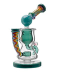Calibear Heady Wigwag Klein Recycler W/ Encased Opal