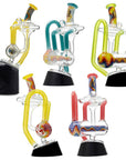 Heady Wigwag Puffco Peak OG & Pro Glass Attachment Encased W/ Opal