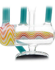 Heady Wigwag Puffco Peak OG & Pro Glass Attachment Encased W/ Opal
