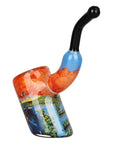 Grateful Dead x Pulsar Inside Print Bent Sherlock Pipe | 4"