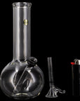 "Bubble Boy" 8 Inch Clear Glass Basic Water Pipe