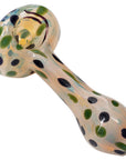 "Polka Dot" Glass Spoon Pipe