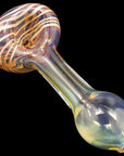 "Spiral-Head" Color Changing Glass Spoon Pipe