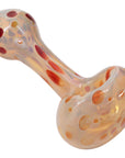 "Polka Dot" Glass Spoon Pipe