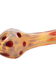"Polka Dot" Glass Spoon Pipe