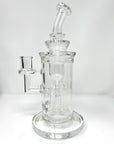 AFM 10″ Power Station Clear Glass Incycler Dab Rig