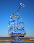 12.5" Recycler Style Inline Perc Water Pipe w/ Spring Body