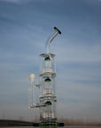 15" Triple Matrix Percolator Glass Water Pipe
