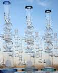 Massive Approx. 22 Inch Dual Perc Recycler Style Water Pipe