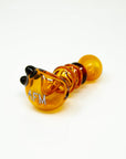 4" AFM Three Point Colored Borosilicate Glass Hand Pipe