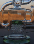 Approx. 11.5" Recycler Style Water Pipe w/ Dual Percs