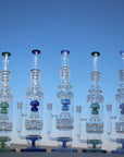 19.5" Jellyfish Sprinkler & Matrix Perc Glass Water Pipe