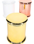 X-Large Colored Glass Jar – 4.75″ H × 4″
