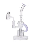 Human Grade Dualing Recycler Glass Rig Water Pipe