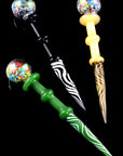 (Assorted Colors) Crystal Ball Glass Dab Tool – 5.5″