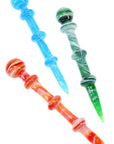 (Assorted Colors) Marble Swirl Glass Dab Tool – 6″