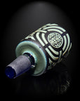 Telekinetic Dark Blue and Silver Frit Bowl