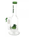 Thug Life | 8" Green Water Pipes w/ Custom Perc